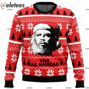 Viva La Navidad Che Guevara Ugly Christmas Sweater 1