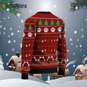 Vizsla Best Dog Mom Ever Ugly Christmas Sweater1