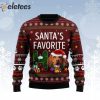 Vizsla Santa’s Favorite Ho Ugly Christmas Sweater