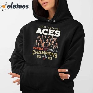 WNBA Finals Champions 2023 Las Vegas Aces Hoodie T Shirt - Growkoc
