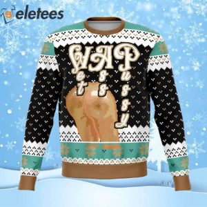 Wet Ass Puy Initials Ugly Christmas Sweater 1