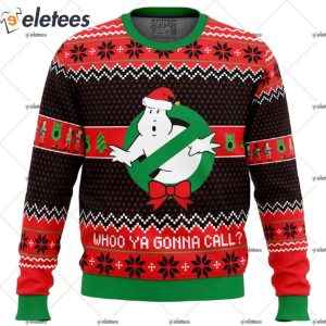 Who you gonna call Ghostbusters Christmas Sweater 1