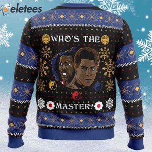 Whose The Master The Last Dragon Ugly Christmas Sweater 2