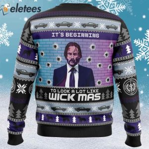 Wick Mas John Wick Ugly Christmas Sweater 2