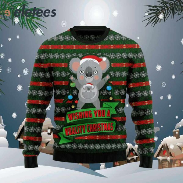 Wishing You A Koality Christmas Ugly Christmas Sweater