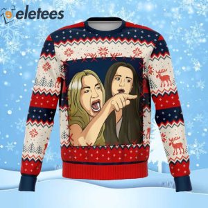 Woman Yelling At Smudge The Cat Meme Ugly Christmas Sweater