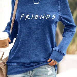 Womens Casual Friend Printed Sweatshirt 3