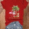 Women’s Casual Merry Beachmas Shirt