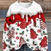 Women’s Christmas Art Knit Pullover Sweater