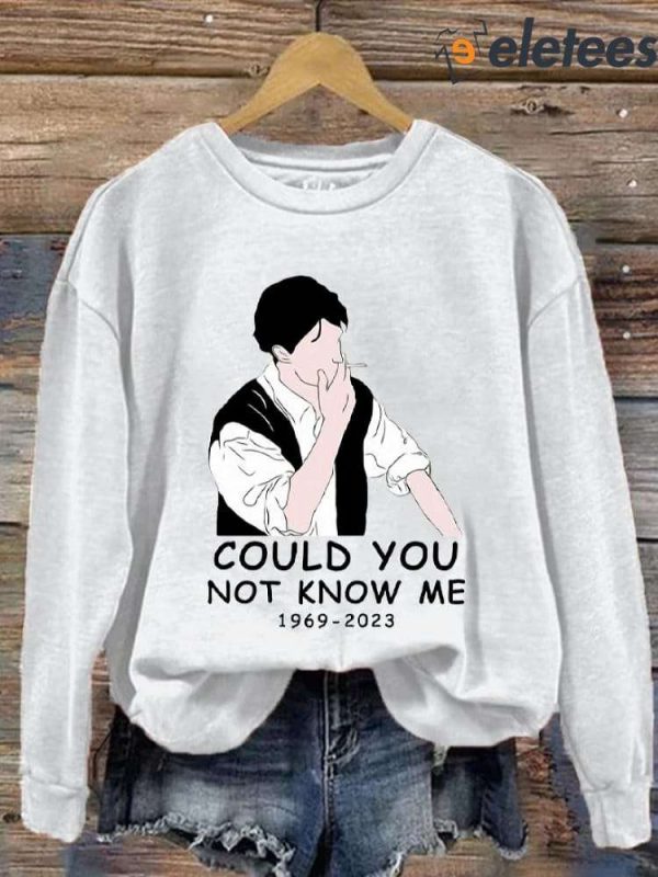 Women’s Could You Not Know Me Rip Chandler Printed Sweatshirt
