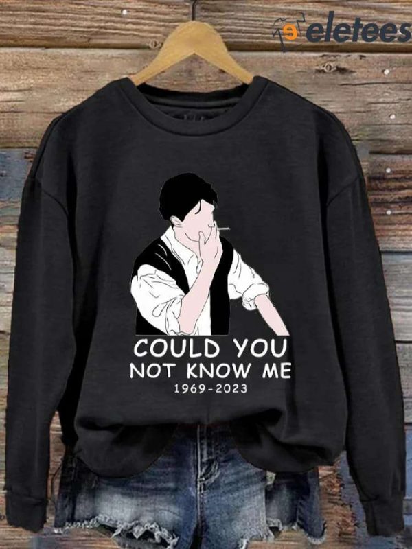 Women’s Could You Not Know Me Rip Chandler Printed Sweatshirt
