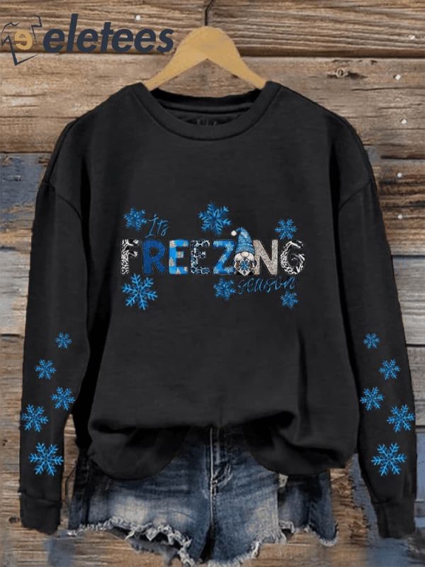 Women’s Freezing Season Print Sweatshirt