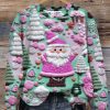 Women’s Green Santa Sweatshirt