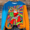 Women’s Hippie Santa Crew Sweater