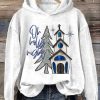 Women’s Holy Night Christian Christmas Printed Hoodie