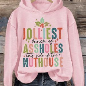 Womens Jolliest Bunch of Assholes This Side of Nuthouse Hoodie1