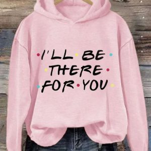 Womens Matthew Perry Ill Be There For You Printed Sweatshirt 2