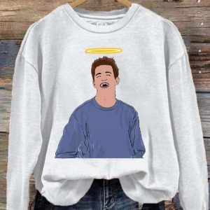 Women's Matthew Perry Rip Chandler Printed Sweatshirt
