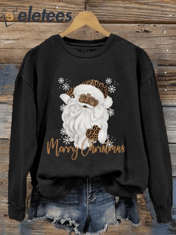 Women’s Merry Christmas Stan Print Sweatshirt