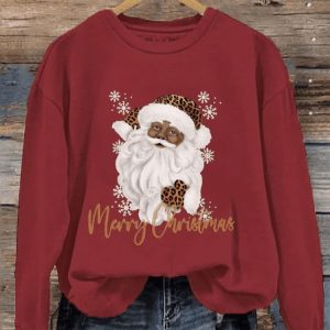 Womens Merry Christmas Stan Print Sweatshirt3