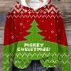 Women’s Merry Christmas Tree Casual Hoodie