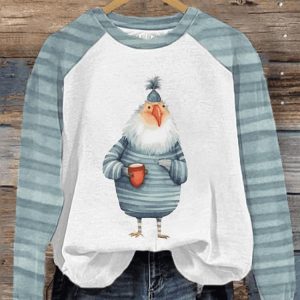Women’s Old Chickens in Sweaters Sweater