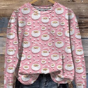 Women’s Pink Santa Claus Sweatshirt