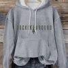 Women’s Rockin Around the Christmas Tree Print Hoodie