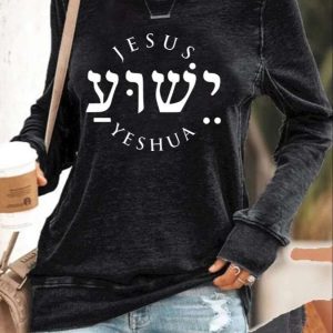 Womens Yeshua Casual Sweatshirt 2