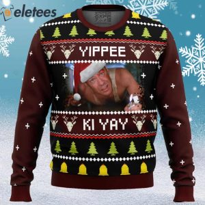 Yippee Ki Yay Dia Hard Ugly Christmas Sweater 2