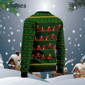 Yoga Christmas Ugly Christmas Sweater1