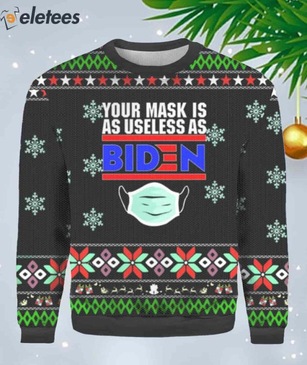Your Mask Is As Useless As Biden Christmas Sweater