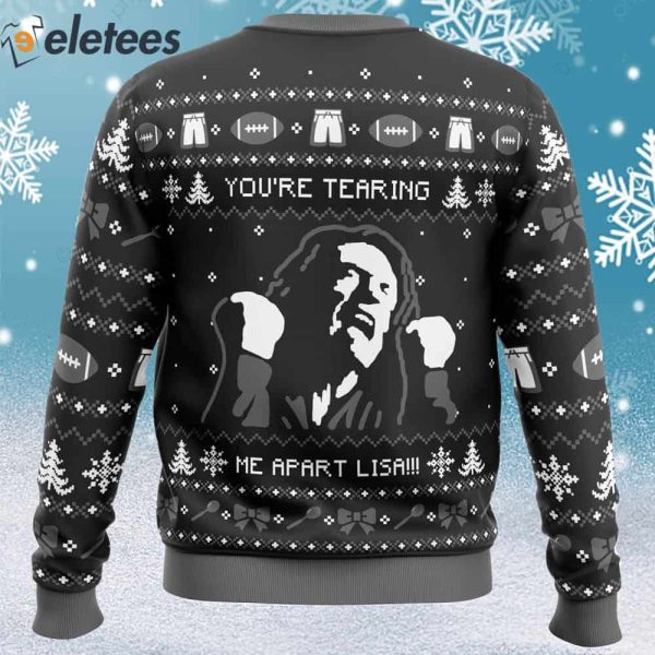 You’re Tearing Me Apart Lisa The Room Ugly Christmas Sweater