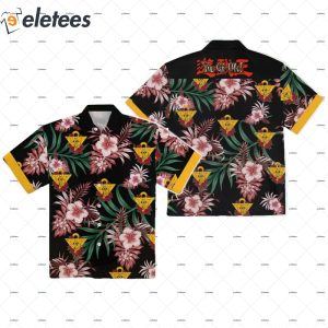 Yugioh Floral Hawaiian Shirt 1