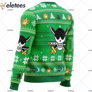 Zoro One Piece Ugly Christmas Sweater 3
