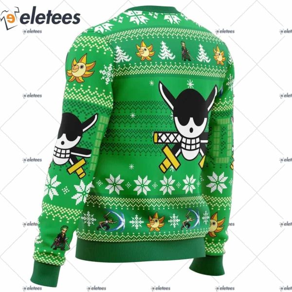 Zoro One Piece Ugly Christmas Sweater