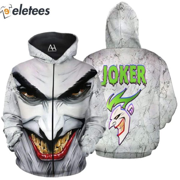 Amazing Joker Horror Face 3D All Over Printed Shirt