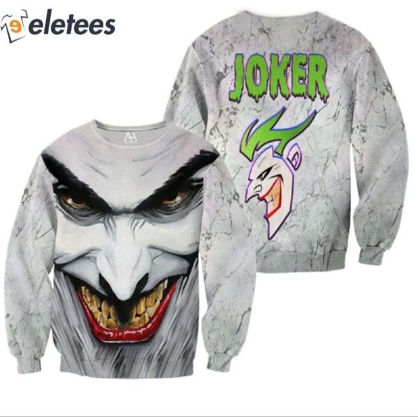Amazing Joker Horror Face 3D All Over Printed Shirt