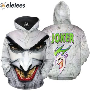 amazing joker horror face 3d all over printed shirts sjubs