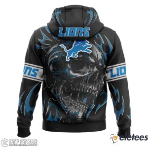 2023 Punisher Skull Detroit Lions 3d Hoodie2