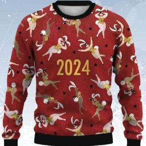 2024 Happy Dancer Ugly Christmas Sweater