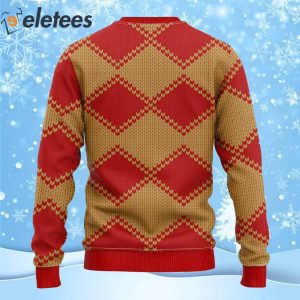 49ers Football Pub Dog Ugly Christmas Sweater 2
