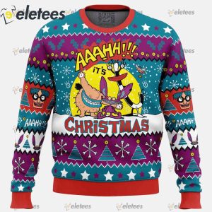 Aaahh!!! Real Monsters Nickelodeon Ugly Christmas Sweater