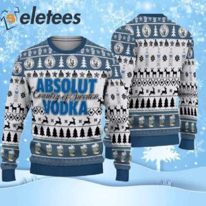 Absolut Vodka Holiday Ugly Christmas Sweater