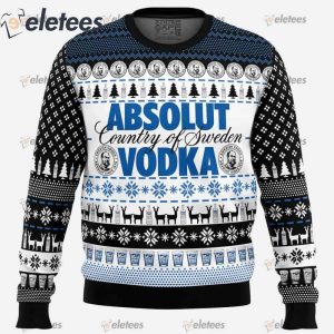Absolut Vodka Christmas Sweater