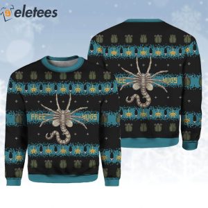 Alien Facehugger Ugly Christmas Sweater