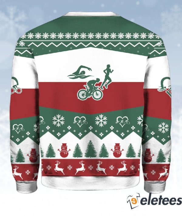 All I Want For Christmas Is More Time For Triathlon Christmas Ugly Sweater