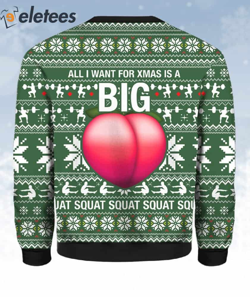 All I Want For Xmas Is A Big Booty Ugly Christmas Sweater