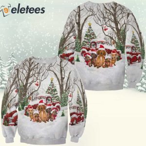 Amazing Dachshund Christmas 3D Full Print Shirt 2 1