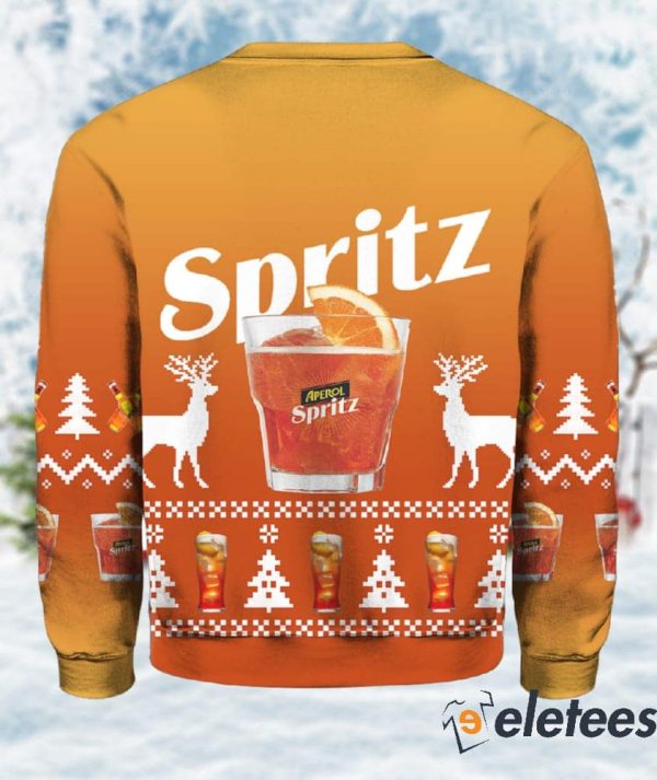 Aperol Spritz Ugly Christmas Sweater